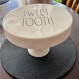 Rae Dunn Sweet Tooth White Cake Stand